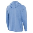 thumbnail image 3 of Men's Antigua Heather Powder Blue NASCAR Chicago Street Race Tidy Quarter-Zip Hoodie, 3 of 3