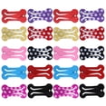 thumbnail image 2 of 20 pinzas para el pelo con forma de hueso, elegantes pinzas para el pelo artificiales con forma de hueso de perro, para perros (color aleatorio), 2 of 7