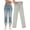 Grey, variant on Youmylove Women's Plus Size Thermal Pant Lined Jeans Women High Waist Straight Leg Jeans Winter Lined Jean Pants Soft Long Johns for Hiking Skiing
