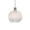 Satin Nickel, variant on 1XT-NEWTON6WC-LED-SN-Besa Lighting-Newton 6 - 3W 1 LED Cord Pendant In Contemporary Style-7 Inches Tall and 5.75 Inches Wide-Satin Nickel