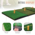 thumbnail image 5 of 5 Styles Mini Practice Durable PP Grass Pad Backyard Exercise New Golf Hitting Mat Indoor Outdoor Golf Training Aids Drop Ship Short Grass, 5 of 5
