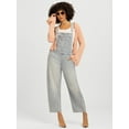 thumbnail image 5 of Jessica Simpson Women's Cropped Barrel Leg Denim Overalls, 26" Inseam, Size XS-XL, 5 of 8