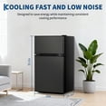thumbnail image 2 of WHS-65LB1 Compact Sigle Reversible Door Refrigerator, 1.6 Cubic Feet(0.045 Cubic Meter), Black, 2 of 7