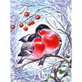thumbnail image 1 of Wdftyju Kit de pintura de diamante de taladro redondo completo 5D DIY Snowy Bird (W0783) Wdftyju 6ay0pa2md4lp0at2D02, 1 of 9