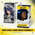 thumbnail image 2 of got2b Metallics Permanent Hair Dye, M67 Blue Mercury, Hair Color for Women & Men, 1 Kit, 2 of 11