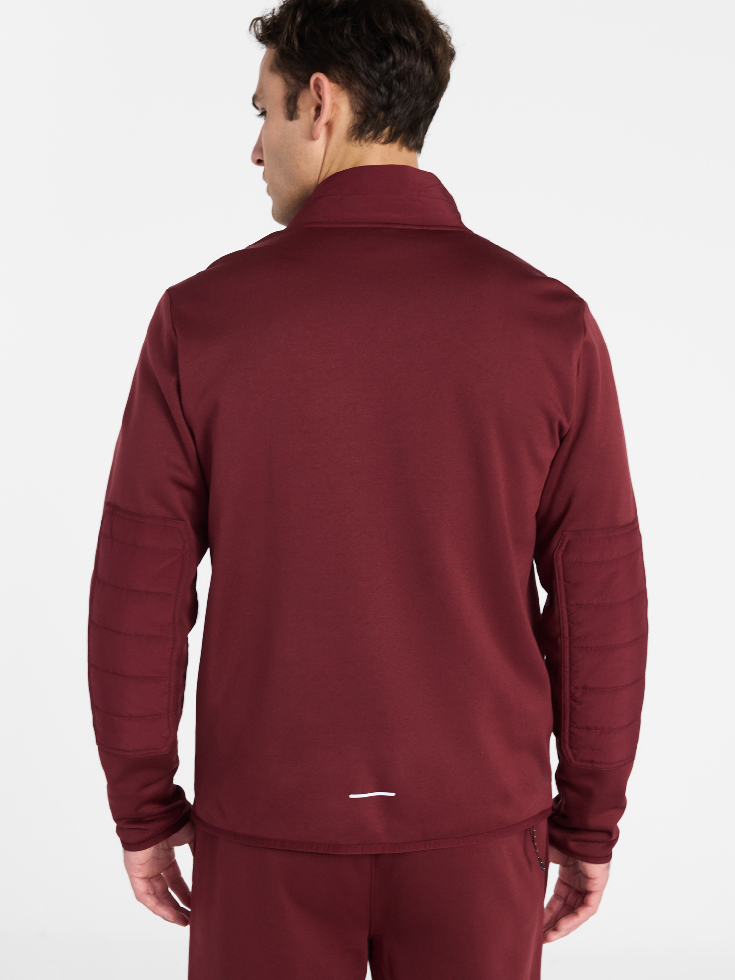Athletic Works Men's and Big Men's Full Zip Mock Neck Hybrid Jacket, Size S-3XL