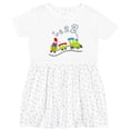 thumbnail image 3 of Inktastic Second Birthday Party Train Girls Toddler Dress, 3 of 5
