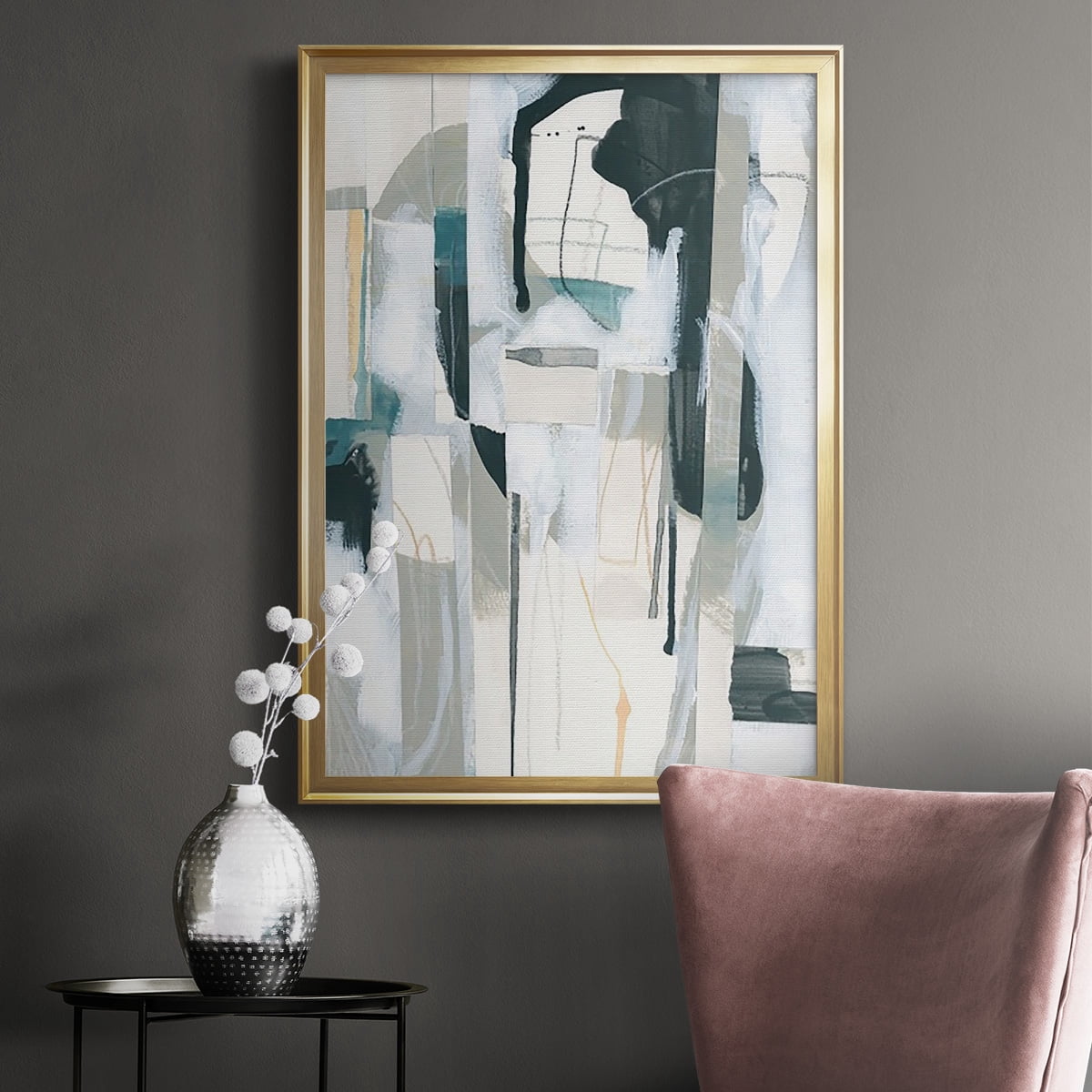 Sea Cavern Strata II Premium Framed Print, in Gold, Black, or Silver - Ready to Hang
