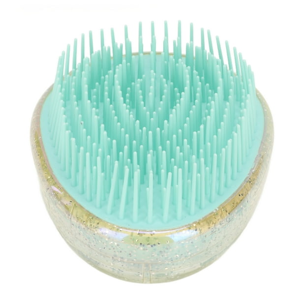 Peine Para Cepillo De Pelo Con Forma De Huevo, Agarre Cómodo PC TPEE, Cepillo Portátil Exquisito Para Masaje Del Cuero Cabelludo, Uso En Húmedo Y Seco, Dureza Moderada Para