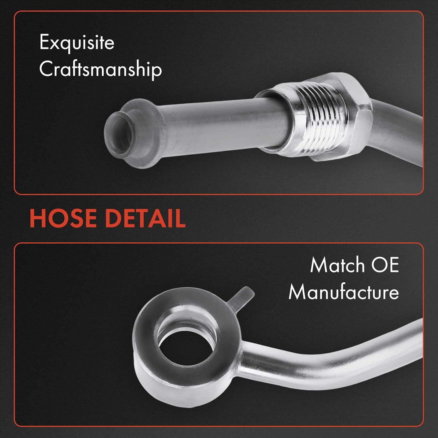 A-Premium Power Steering Hose Pressure Line Hose Assembly Compatible with Chevrolet Silverado 1500 3500 Classic Honda Passport Isuzu Amigo Rodeo Sport