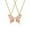 E, variant on yinguo butterfly necklace pendant two pack friendship necklace simple colorful butterfly pendant great gift for valentine's day thanksgiving