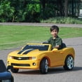 Kid Motorz Chevrolet Camaro 12Volt BatteryOperated RideOn, Yellow