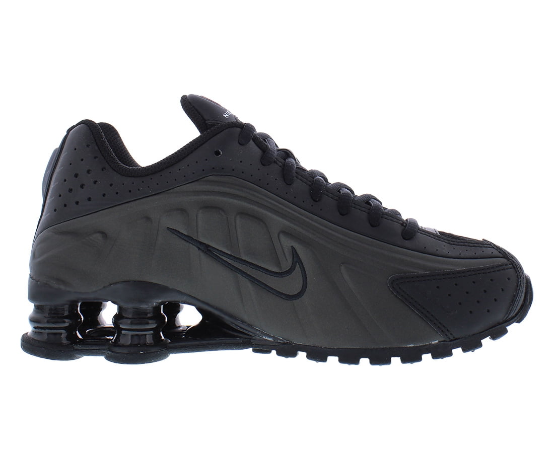 Nike Shox R4 GS Boys Shoes Size 7, Color: Black/Black/Black