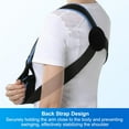 thumbnail image 3 of Velpeau Arm Sling Shoulder Immobilizer for Left or Right Arm - Comfortable Relief for Shoulder & Elbow Injury, Rotator Cuff Surgery, Broken Wrist, Hand Fit Men & Women(Comfort type,XL), 3 of 15