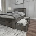 thumbnail image 4 of Max & Lily Full Size Bed Frame with Storage Drawers, Solid Wood Platform Bed for Kids, 4 of 8