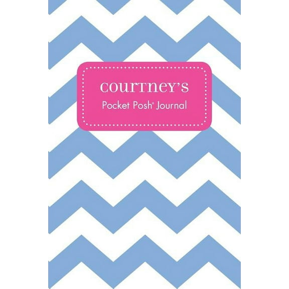 Courtney's Pocket Posh Journal, Chevron, (Paperback)