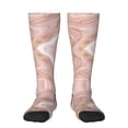 thumbnail image 2 of Lsque Rose Gold Glitter Splatter Printed Crew Socks Men's Women's LightWeight Thin Casual Calf Socks ,Knee High Socks,Cotton Socks, 2 of 9