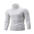 thumbnail image 3 of Chandail à Col Roulé pour Homme, Tricot, Haut, Mode Urbaine, 3 of 4
