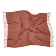 thumbnail image 3 of Classic Accessories Indoor/Outdoor Reversible Throw Blanket, 66 x 59 Inch, Spice, 3 of 8