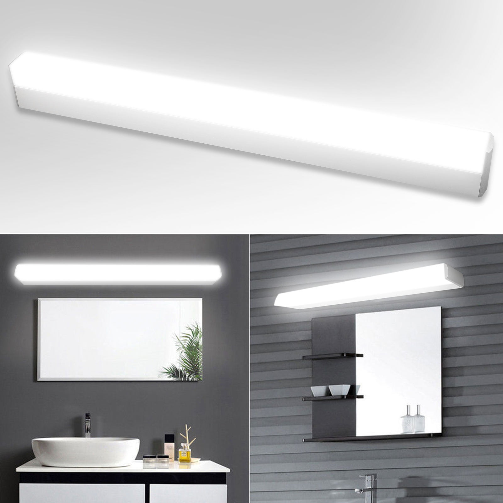 Bathroom Makeup LED Light Modern Vanity Front Mirror Toilet Wall Lamp Fixture 