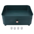 thumbnail image 3 of Caja de Almacenamiento de Cosméticos ANGGREK Plástico Verde Malaquita Gran Capacidad, 3 of 8