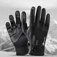 thumbnail image 7 of ACDANC 1Pairs Waterproof Gloves,Non-Slip Grip Workout Gloves,Comfortable Warmth Fingerless Gloves Men,XL,Black, 7 of 7
