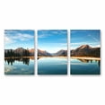 thumbnail image 2 of IDEA4WALL 3 Piece Landscape Canvas Wall Art Sky and Mountain Reflect on the Lake - 24"x36"x3 Panels, 2 of 5