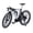 Black/White, variant on YAHHU Alloy Finger Racing Bicycle Toy, Miniature Dual Handlebar Mountain Bike Model for Kids, Diecast Play Vehicle Decoration, Black/White (8.6 inches / 22 cm)
