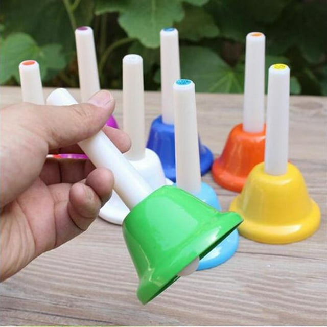 Coloridas Campanas de Metal Diatónico de 8 Notas para Y Música Educación Temprana, Desarrollo Cerebral Y Juegos CUTICAT 8 Nota Bells Diatonic