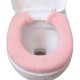 thumbnail image 1 of Asiento de inodoro aislante, cojín para asiento de inodoro, asiento de inodoro, asiento de inodoro engrosado, asiento de inodoro universal, asiento de inodoro lavable rosa ER, 1 of 5