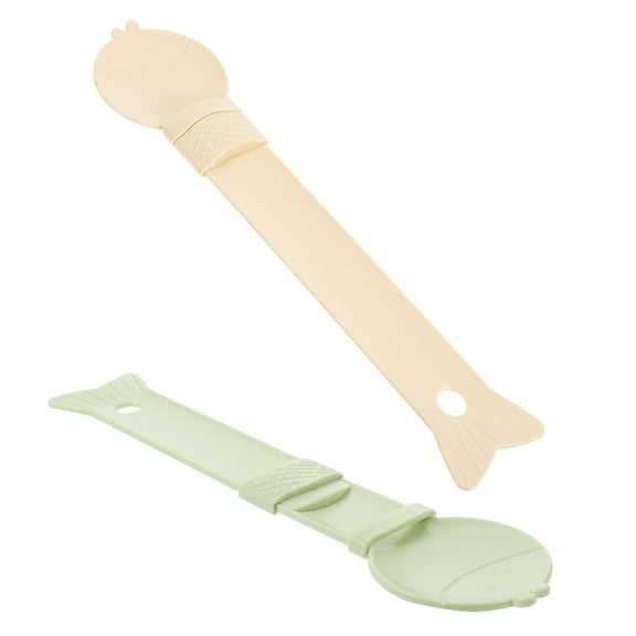 Masteelf  2 Pcs Cat and Dog Canned Spoon Spoons for Wet Food Treat Squeeze Dispenser