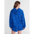 thumbnail image 3 of No Boundaries Cozy Teddy Hoodie, Women’s XS-2X, 3 of 5