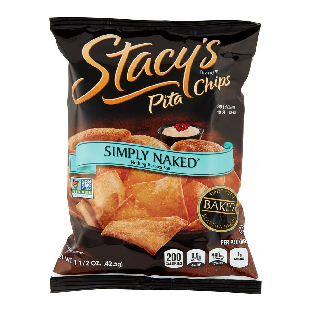 Stacy's Pita Chips Simply Naked, 1.5 oz, 24 Count
