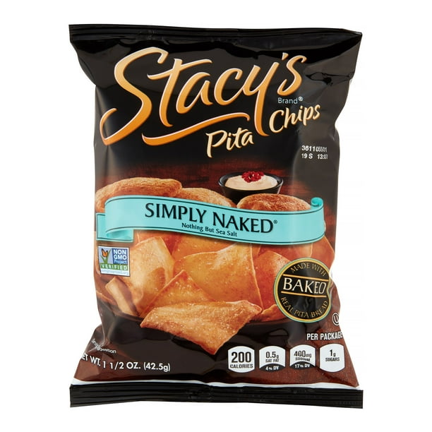 Stacys Pita Chips Simply Naked, 1.5 oz, 24 Count at Staples
