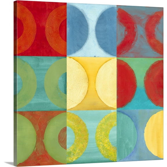 Great BIG Canvas | "Round About I" Canvas Wall Art - 30x30