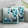 thumbnail image 3 of Throw Pillow Covers Home Decor Green Geometric Abstract Flower Nature Pillow Cases Decorative  Outdoor Cushion Couch Sofa Pillowcases, 3 of 7