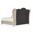 thumbnail image 6 of Michael Amini Villa Cherie Queen Velvet Channel Tufted Bed in Hazelnut Brown, 6 of 10