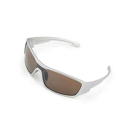 Black Nose Pad Silver Tone Big Lens Unisex Sunglasses