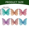 thumbnail image 2 of Clearance Paper Butterflies Set Of 48 Purple Colorful Cake Decorations Cupcake Topper Mixed Color for Home & Kitchen Pink, 2 of 8