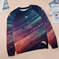 thumbnail image 6 of Sweatshirt For Womens Crewneck Galaxy Star Outer Space Hoodies Teen Girls Cute, 6 of 7