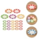 thumbnail image 2 of KAKOWELY 50 platos de papel desechables con forma de flor para fiestas, picnics, 2 of 5