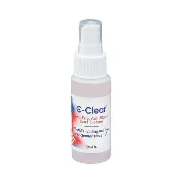 C-Clear - Anti-Fog Anti-Static Lens Cleaner for PPE Face Shields and Safety Glasses (2 oz.) (Pack of 5)