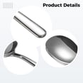 thumbnail image 3 of Stainless Steel Slotted and Basting Spoon, Heat Resistant, Non-Stick, Dishwasher Safe, Easy to Clean Multipurpose Cooking Spoon for Basting, Stirring, Chef Use,8.66 inch., 3 of 7