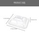 thumbnail image 3 of Cubierta para alimentos de cocina para el hogar, cubierta transparente para alimentos, cubierta para pasteles, 3 of 4