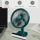 thumbnail image 4 of Campana Para Cocina USB Desk Fan, Rechargeable Mini Portable Fan, 180° Automatic Shaking Desktop Fan With 4 Speeds, LED Display, Strong Airflow Quiet, 4 of 8
