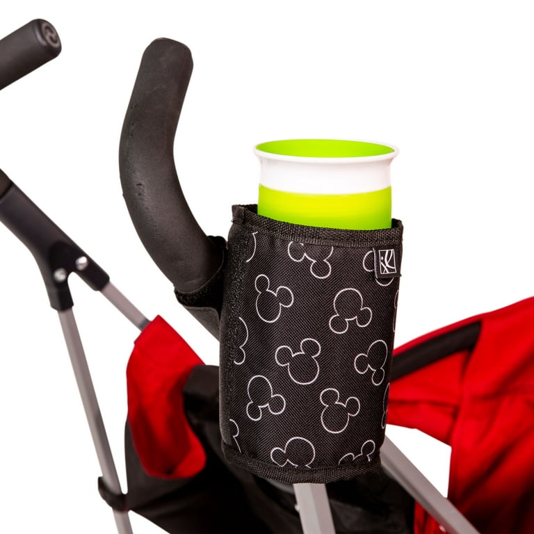 Disney Baby by J.L. Childress Cup 'n Stuff Universal Insulated Stroller Cup Holder, Black