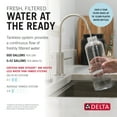 thumbnail image 3 of Delta Dwq1001012 Clarifi Tankless Under Sink 6-Stage Reverse Osmosis Filter System, 3 of 7