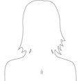 thumbnail image 5 of 14k Gold White Rhodium, Girl Prayer Religious Pendant Charm 14mm with 18" Dainty Neck Chain, 5 of 7