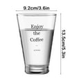 thumbnail image 3 of Guozer Glass Coffee Mugs Transparent Water Cup Home Milk Cup Breakfast Cup Milk Tea Cup, 3 of 6