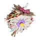 thumbnail image 4 of Juguete para masticar pájaros, jaula de madera para loros, juguetes para morder, juguete decorativo colgante para loros con campana, 4 of 9